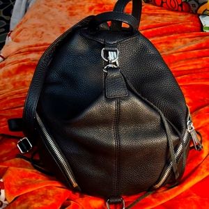 Rebecca Minkoff Black Leather Julian backpack